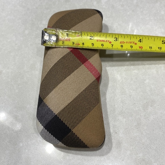Burberry Eyeglass Case Hard Clamshell Style For Glasses Nova Check Plaid case⭐️ - Picture 10 of 14